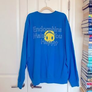 Limited Edition Outdoor Voices Endorphins Make You Happy Sweatshirt